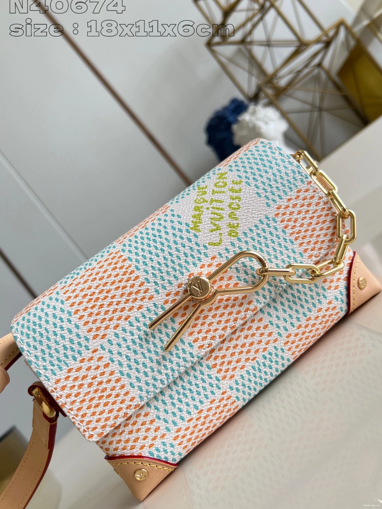 Frstbag ru VUITTON Steamer Wallet-18*11*6.5CM LOUIS Wearable 0818